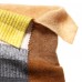 Camel blend soft and light patchwork Neck Warmer 